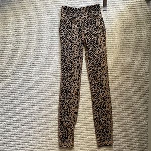 J Crew leopard leggings NWT